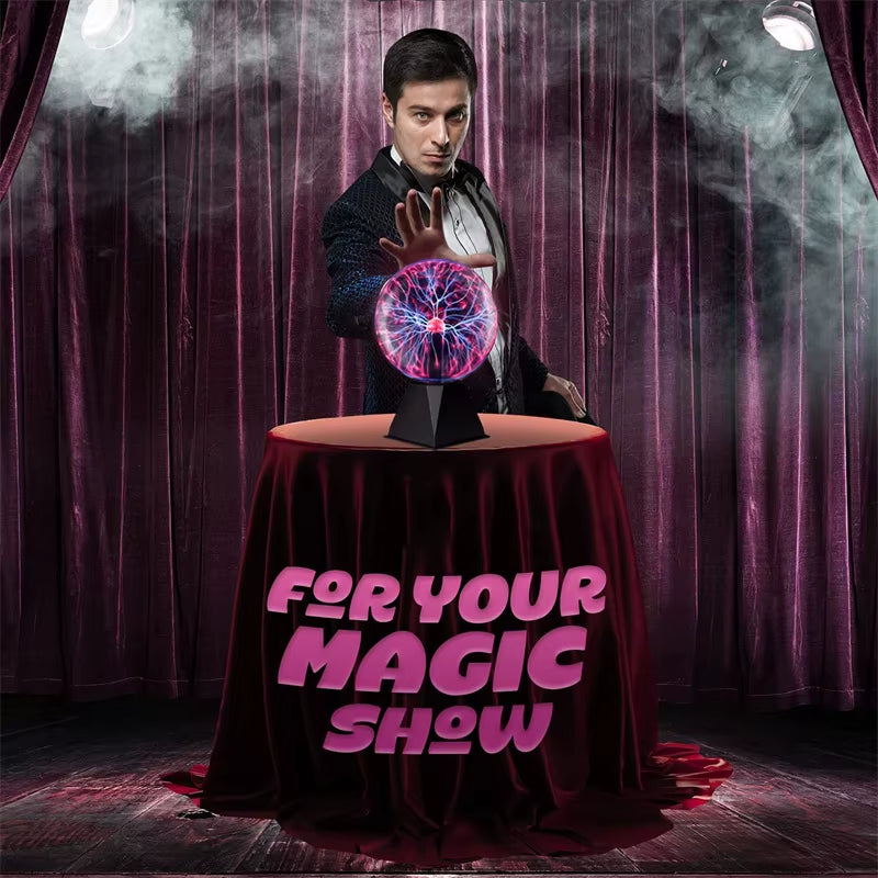 3/4/5/6/8In Magic Plasma Ball Lamp LED Night Light Touch Atmosphere Lights Christmas Party Bedroom Decor Kids Birthday Gift Toy