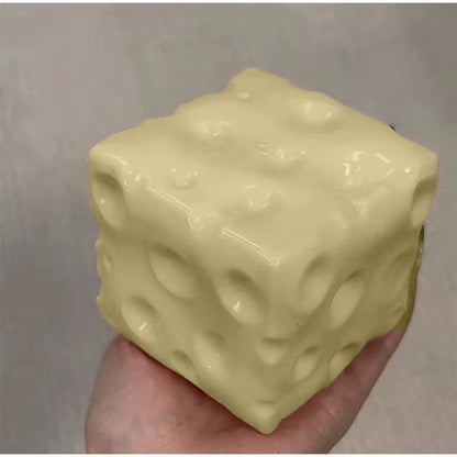 Simulate Cheese Slow Rebound Pinching Office Decompression Slow Rebound Cheese Pinching Ornament Relax and Decompress and Knead.